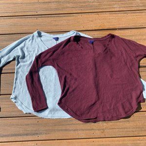 Ribbed long sleeve bundle ✨